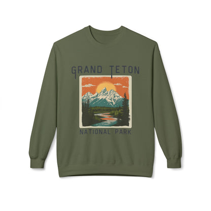 Softstyle Sweatshirt - Grand Teton National Park Fleece Sweatshirt