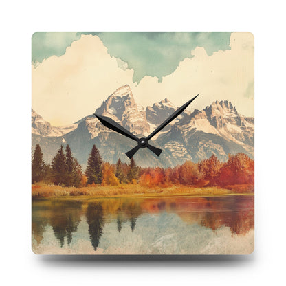 Clock - Grand Teton National Park Wall Clock