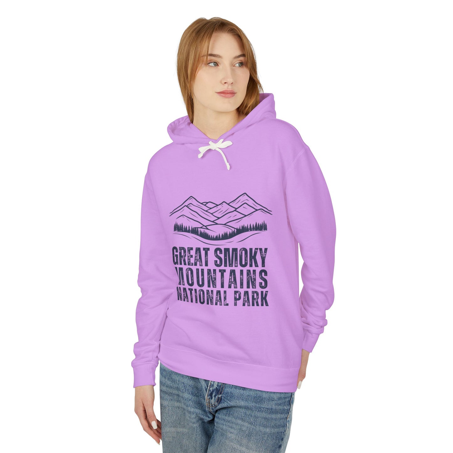 Lightweight Hoodie - Great Smoky Mountains National Park Hooded Sweatshirt