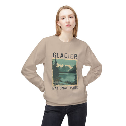 Softstyle Sweatshirt - Glacier National Park Fleece Sweatshirt