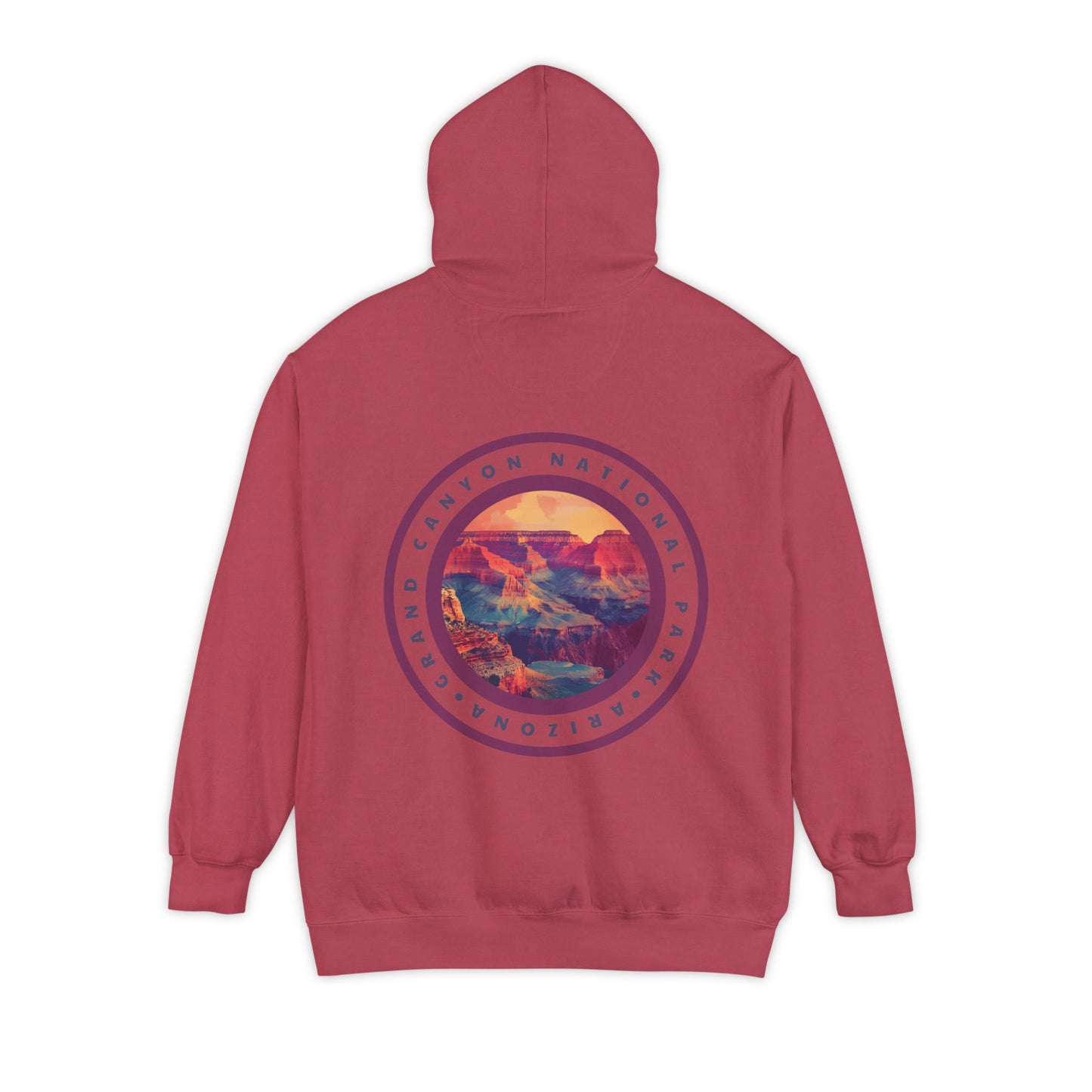 Heavyweight Hoodie - Grand Canyon National Park Back Print Hoodie