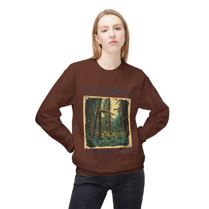 Softstyle Sweatshirt - Olympic National Park Fleece Sweatshirt