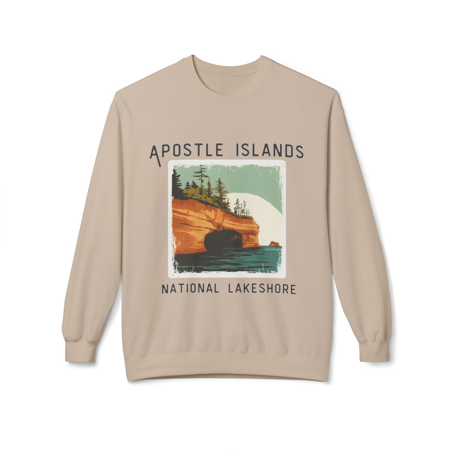 Softstyle Sweatshirt - Apostle Islands National Lakeshore Fleece Sweatshirt