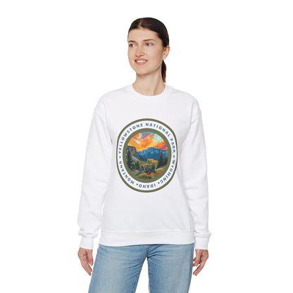 Midweight Crewneck - Unisex Yellowstone National Park  Sweatshirt