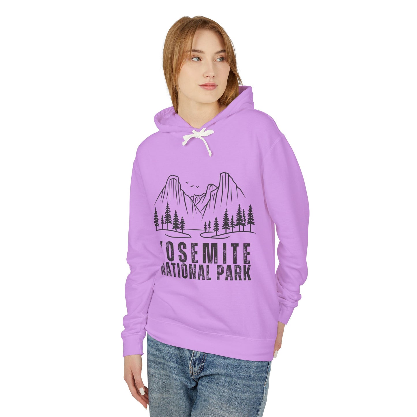 Lightweight Hoodie - Yosemite National Park Hooded Sweatshirt