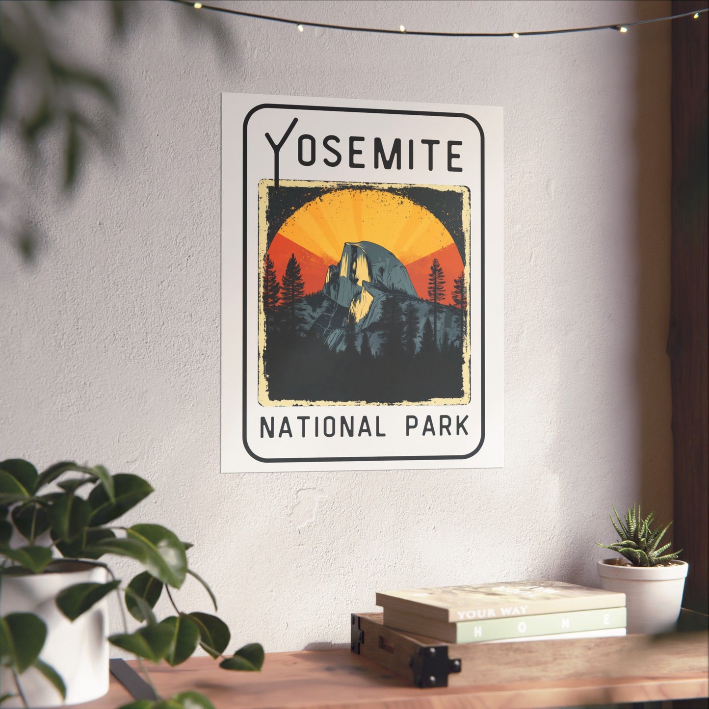 Poster - Yosemite National Park Graphic Poster