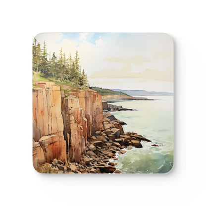 Coasters - Acadia National Park Corkwood Coaster Set