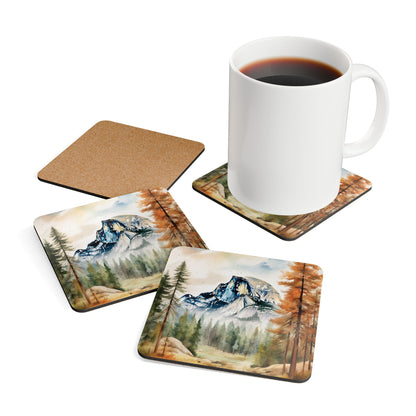 Coasters - Yosemite National Park Corkwood Coaster Set