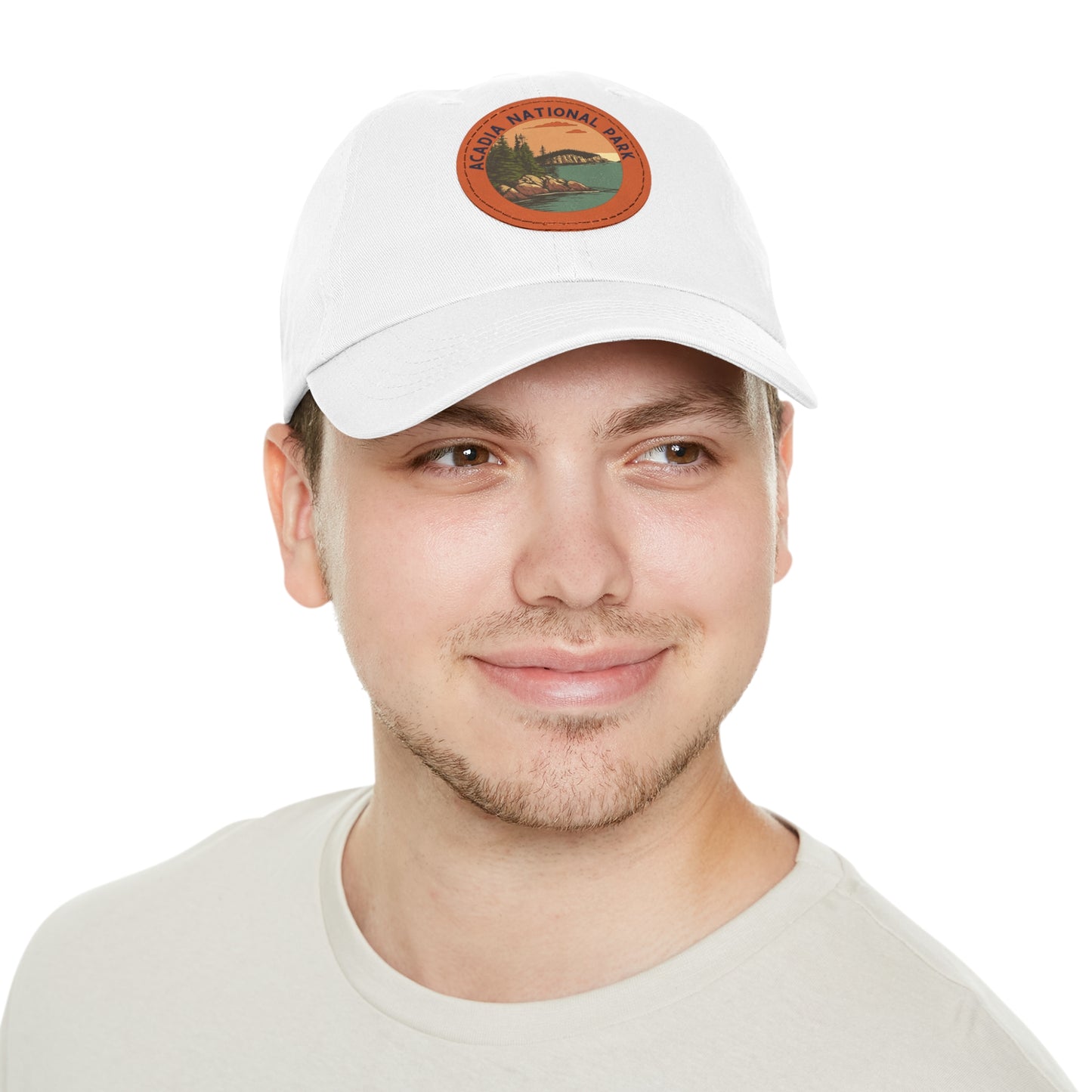 Hat - Acadia National Park Hat with Leather Patch