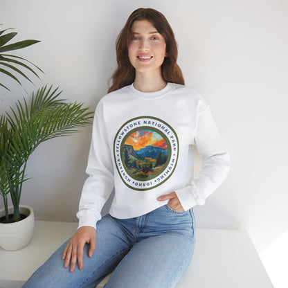 Midweight Crewneck - Unisex Yellowstone National Park  Sweatshirt