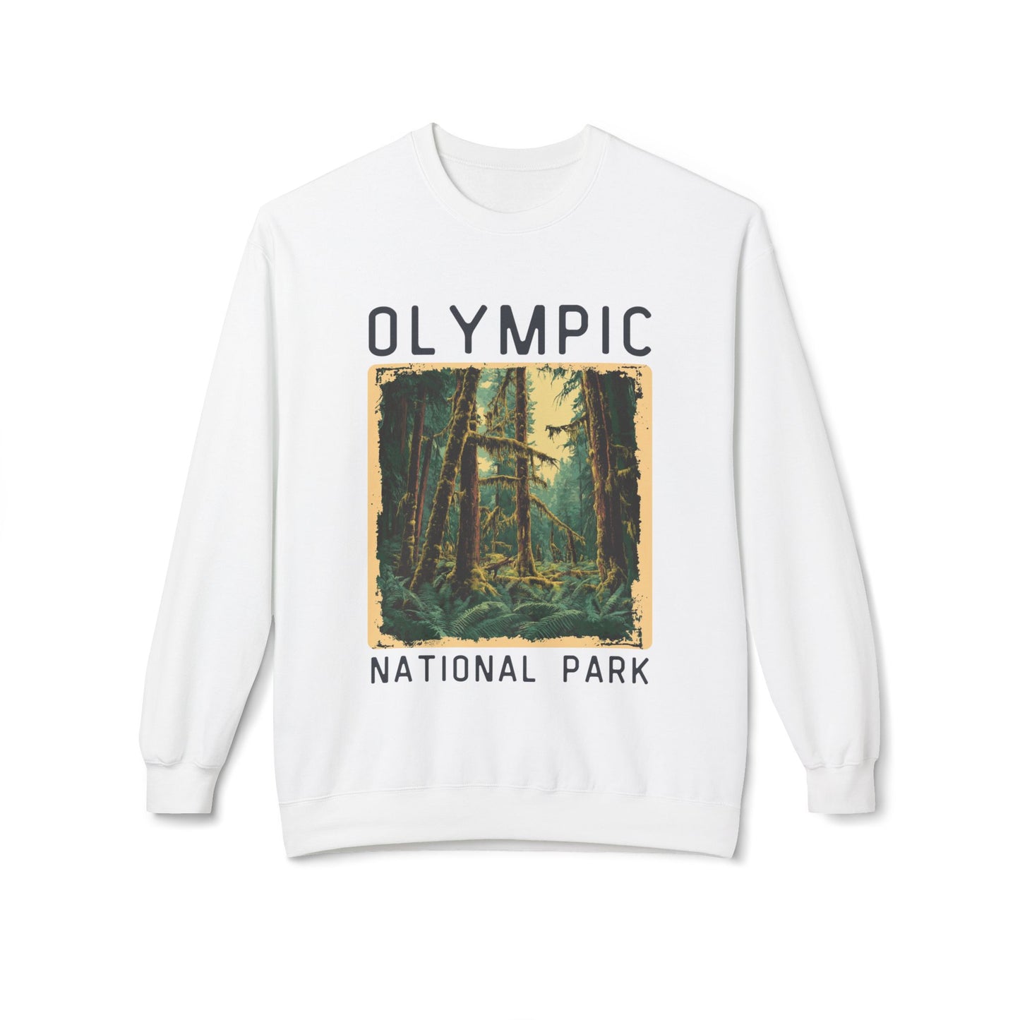 Softstyle Sweatshirt - Olympic National Park Fleece Sweatshirt