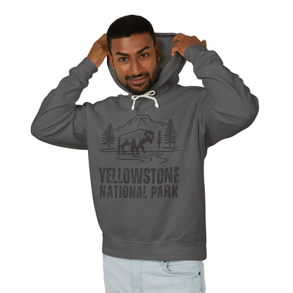 Lightweight Hoodie - Yellowstone National Park Hooded Sweatshirt