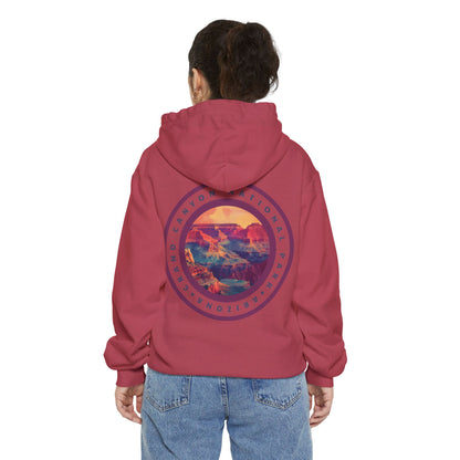 Heavyweight Hoodie - Grand Canyon National Park Back Print Hoodie