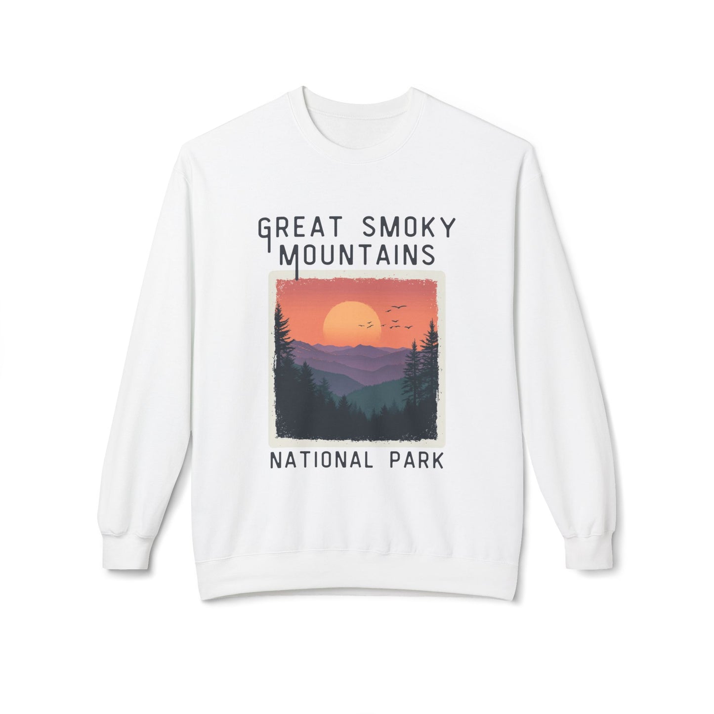 Softstyle Sweatshirt - Great Smoky Mountains National Park Fleece Sweatshirt