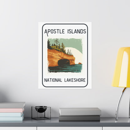 Poster - Apostle Islands National Lakeshore Graphic Poster