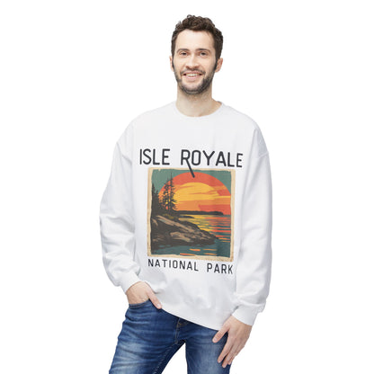 Softstyle Sweatshirt - Isle Royale National Park Fleece Sweatshirt