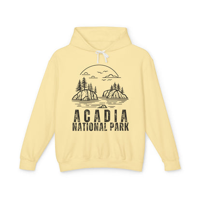 Lightweight Hoodie - Acadia National Park Hooded Sweatshirt