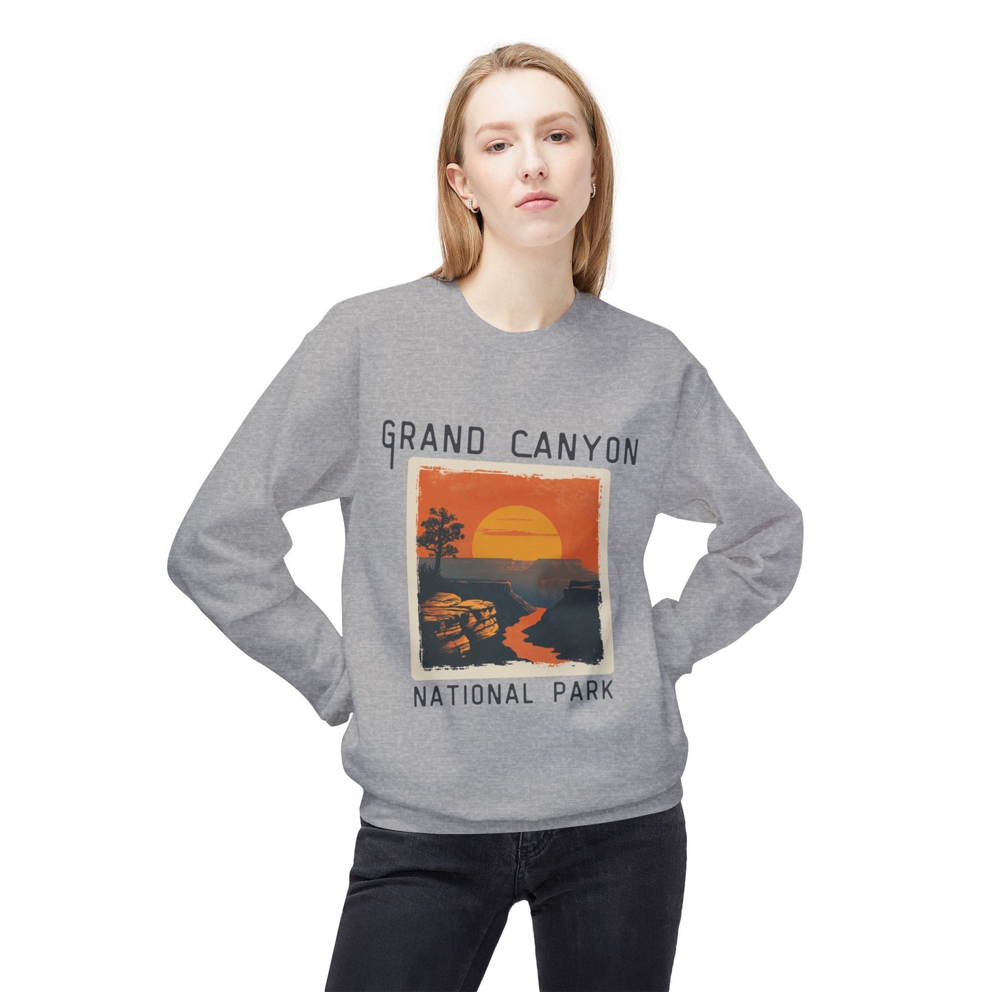 Softstyle Sweatshirt - Grand Canyon National Park Fleece Sweatshirt