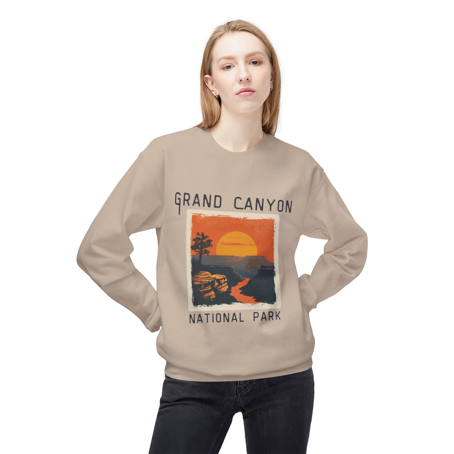 Softstyle Sweatshirt - Grand Canyon National Park Fleece Sweatshirt