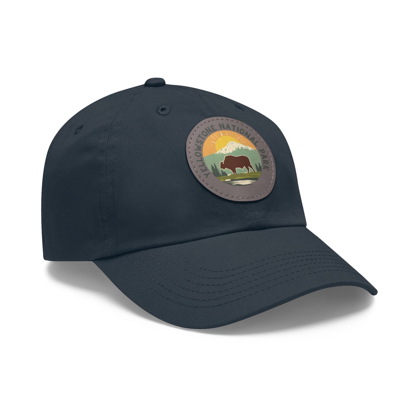 Hat - Yellowstone National Park Hat with Leather Patch