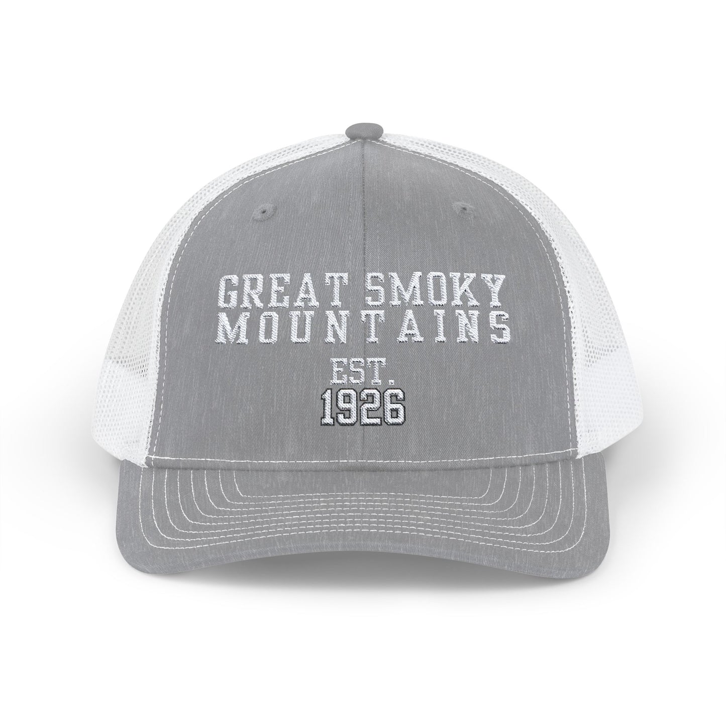 Embroidered Hat - Great Smoky Mountains National Park Trucker Cap