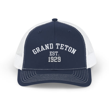 Embroidered Hat - Grand Teton National Park Trucker Cap