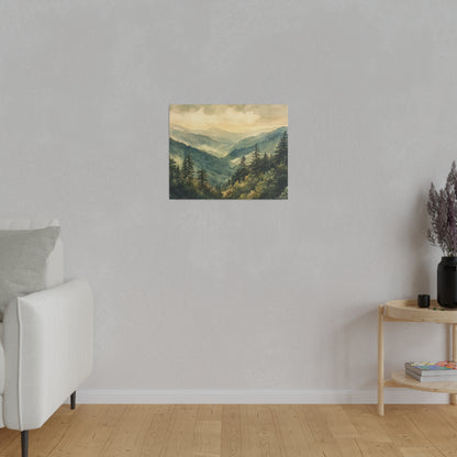 Canvas - Great Smoky Mountains National Park Stretched Canvas Print