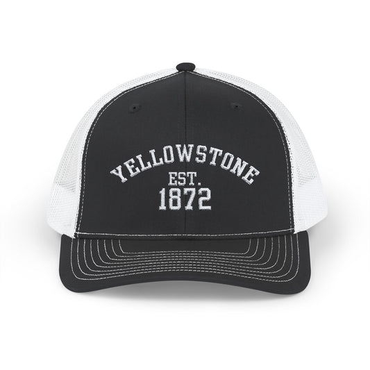 Embroidered Hat - Yellowstone National Park Trucker Cap