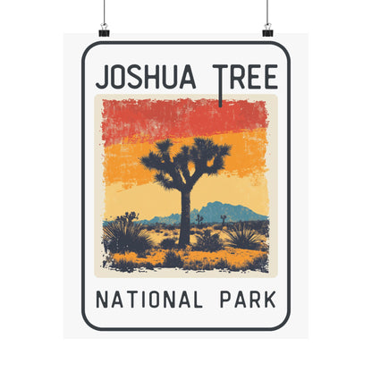 Poster - Joshua Tree National Park Graphic Poster