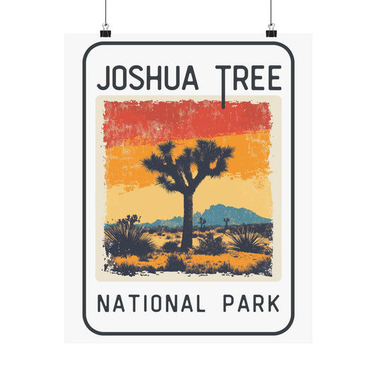 Poster - Joshua Tree National Park Graphic Poster