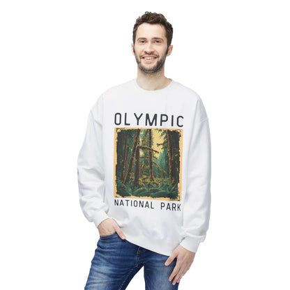 Softstyle Sweatshirt - Olympic National Park Fleece Sweatshirt