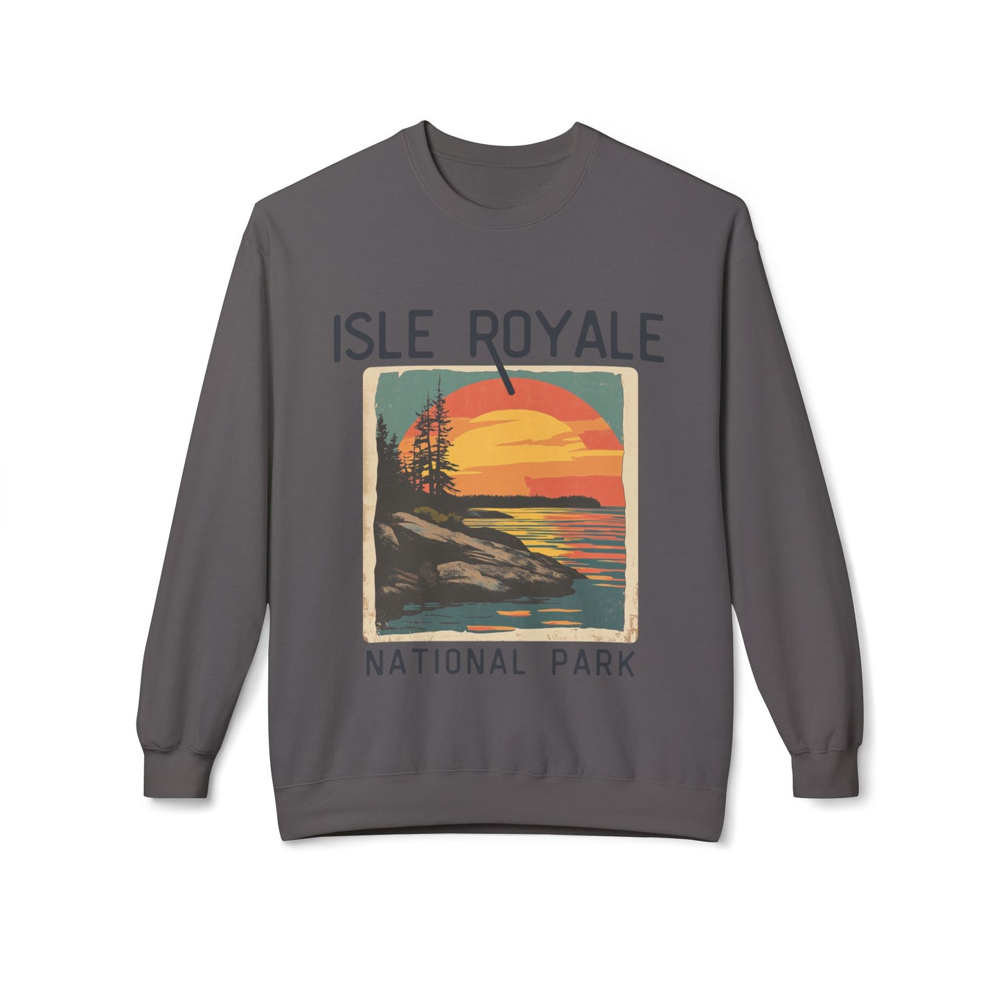 Softstyle Sweatshirt - Isle Royale National Park Fleece Sweatshirt