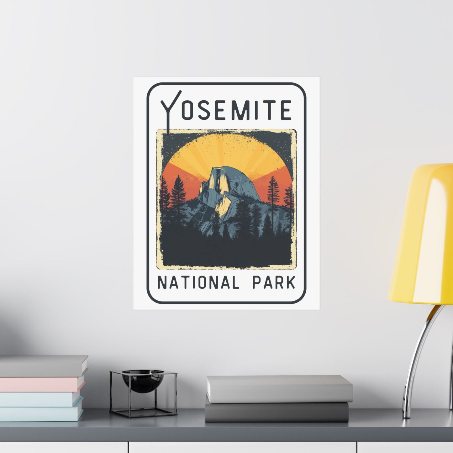 Poster - Yosemite National Park Graphic Poster