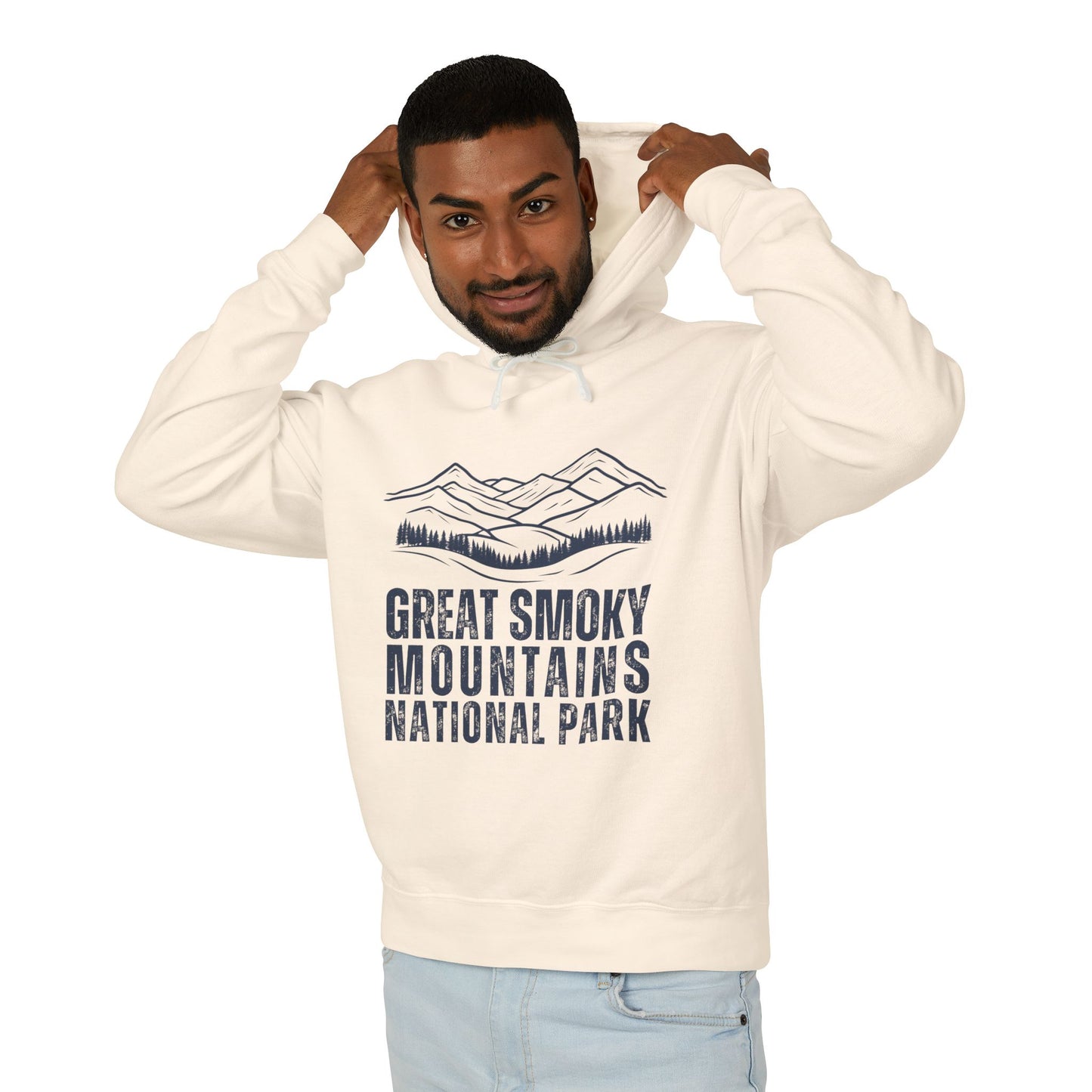 Lightweight Hoodie - Great Smoky Mountains National Park Hooded Sweatshirt