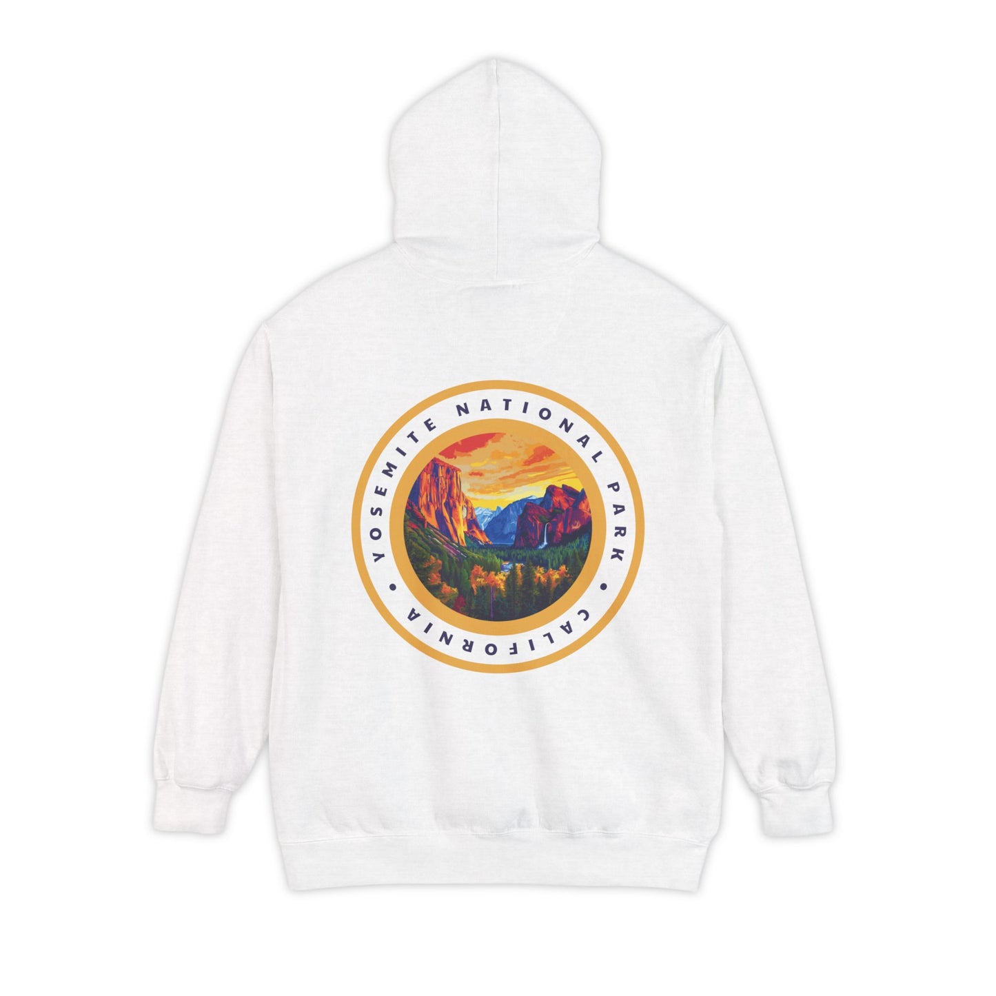 Heavyweight Hoodie - Yosemite National Park Back Print Hoodie