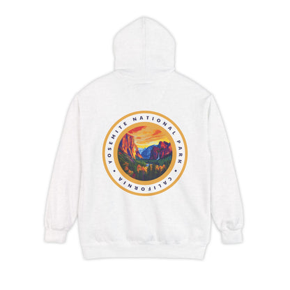 Heavyweight Hoodie - Yosemite National Park Back Print Hoodie