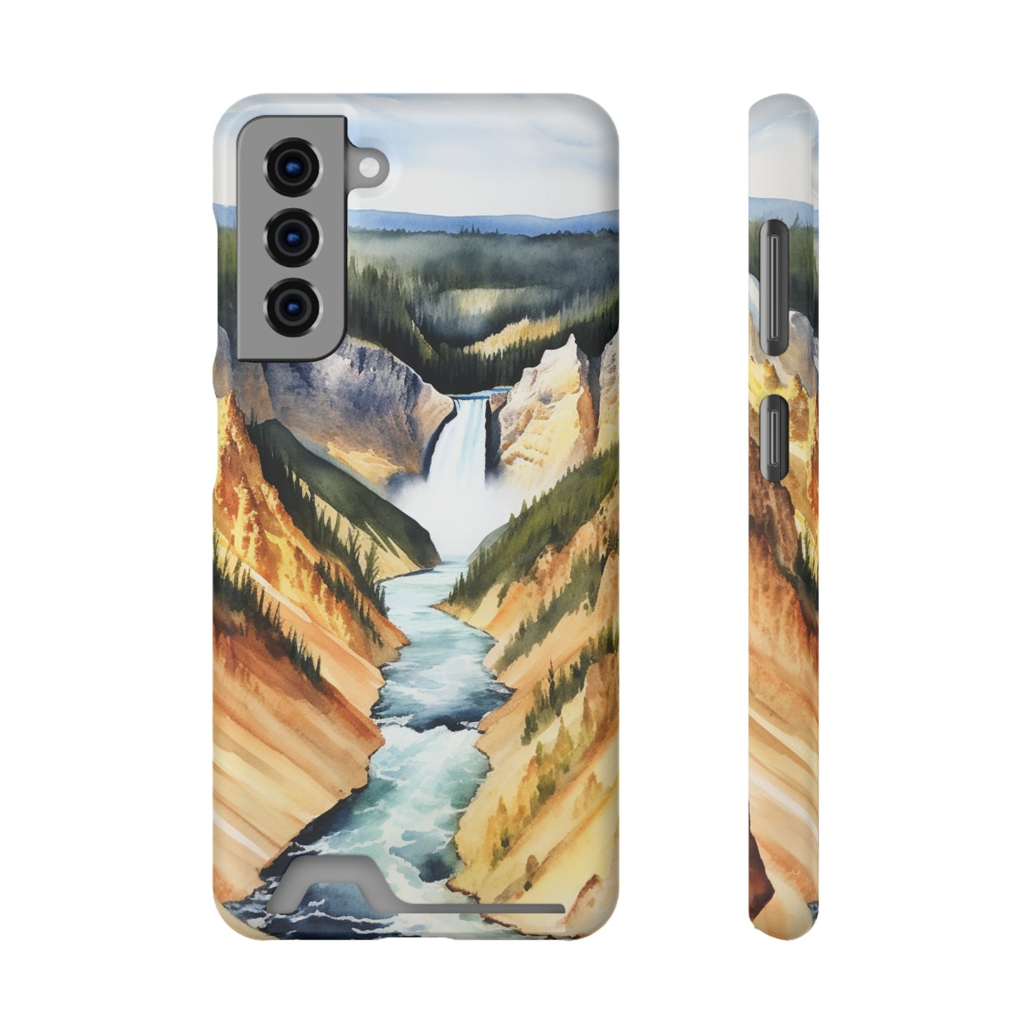 Phone Case - Yellowstone National Park Phone Case With Card Holder