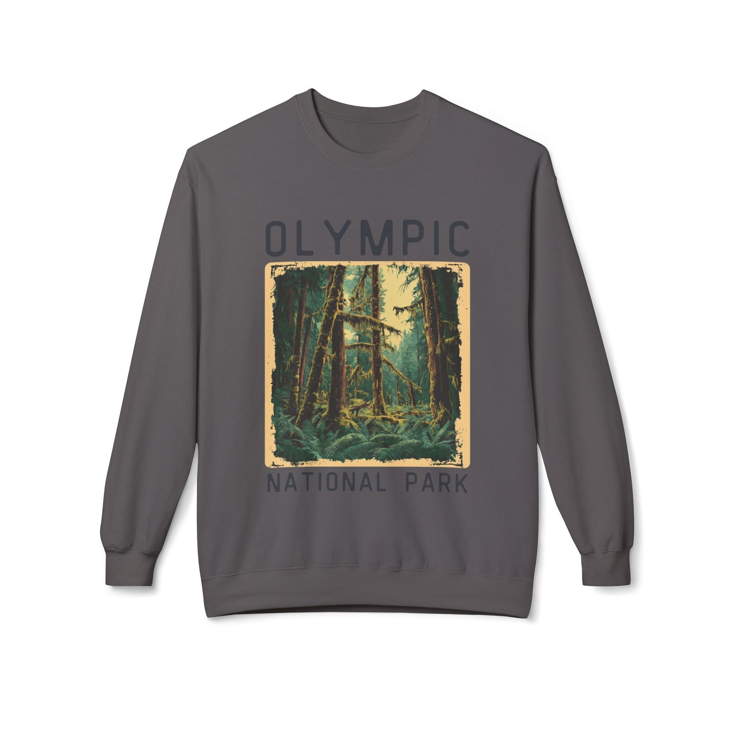 Softstyle Sweatshirt - Olympic National Park Fleece Sweatshirt