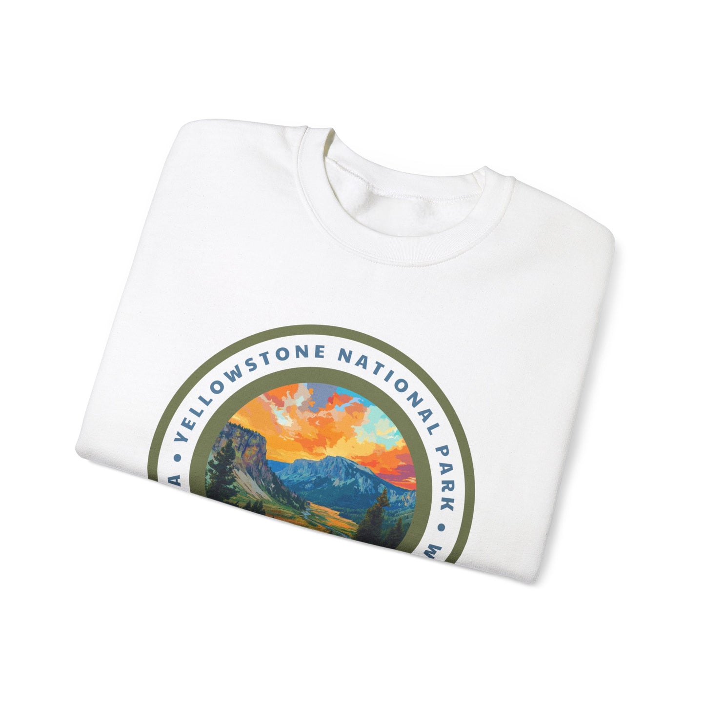 Midweight Crewneck - Unisex Yellowstone National Park  Sweatshirt