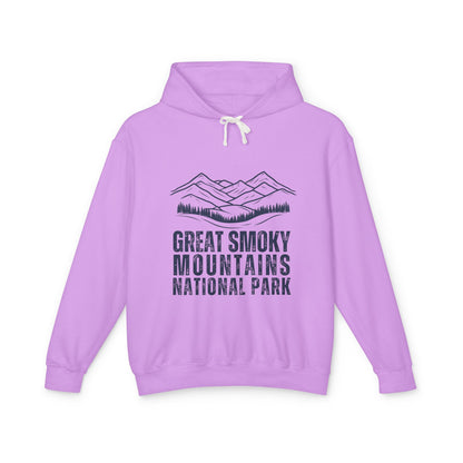 Lightweight Hoodie - Great Smoky Mountains National Park Hooded Sweatshirt