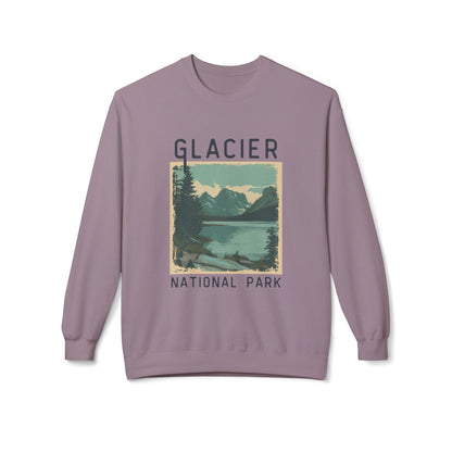 Softstyle Sweatshirt - Glacier National Park Fleece Sweatshirt