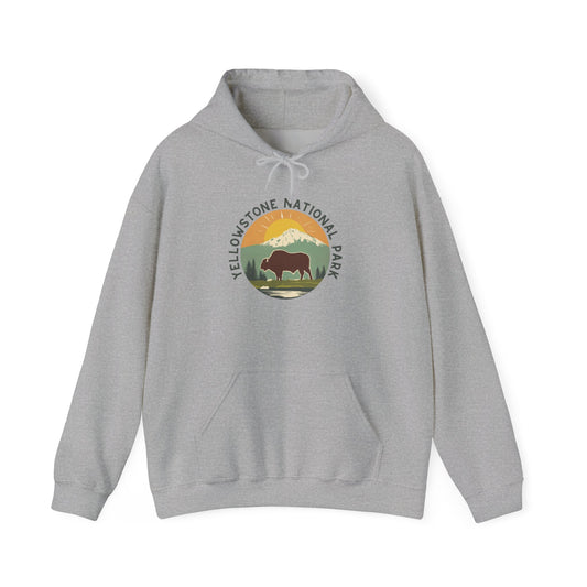 Hoodie - Unisex Heavy Blend™ Yellowstone National Park Hooded Sweatshirt