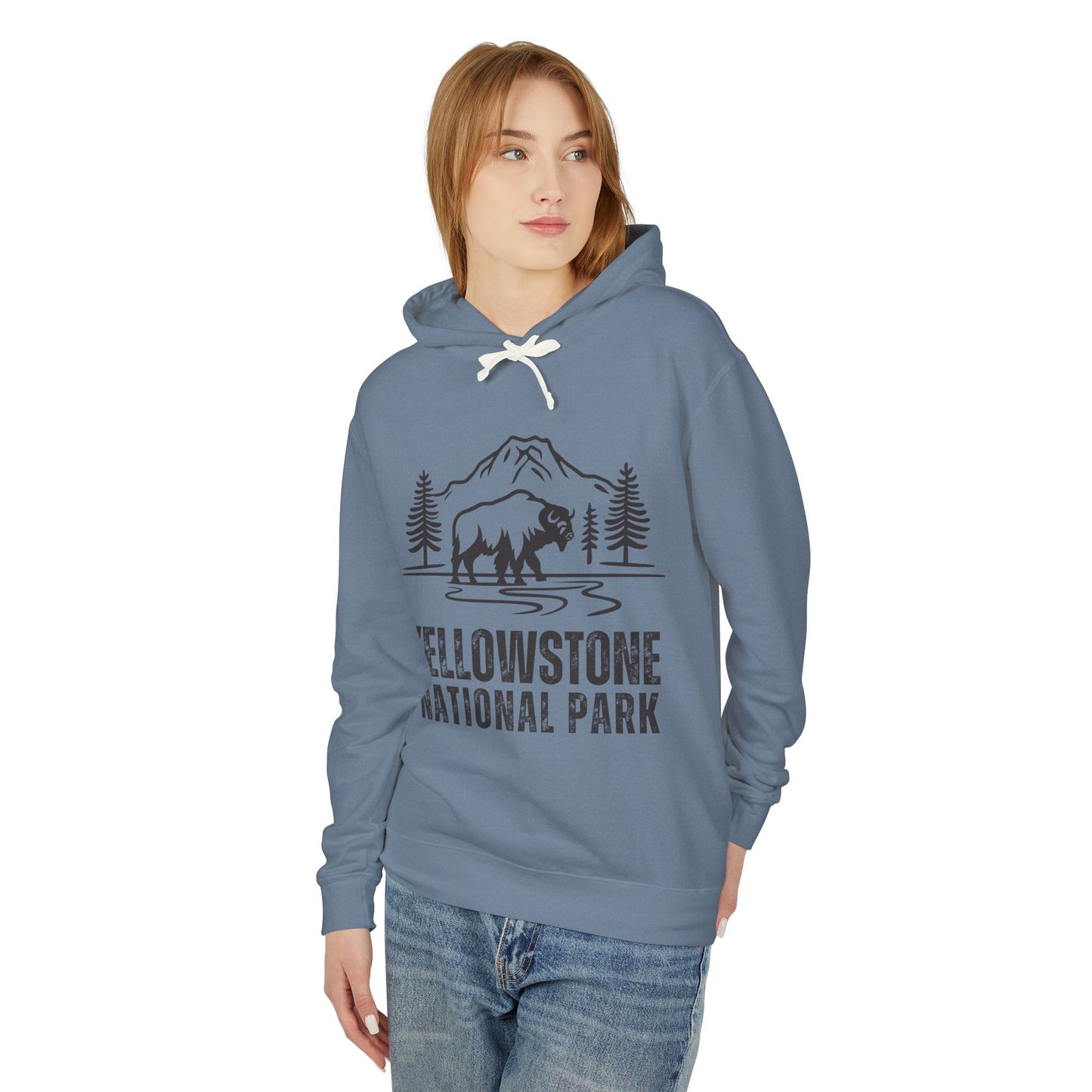 Lightweight Hoodie - Yellowstone National Park Hooded Sweatshirt