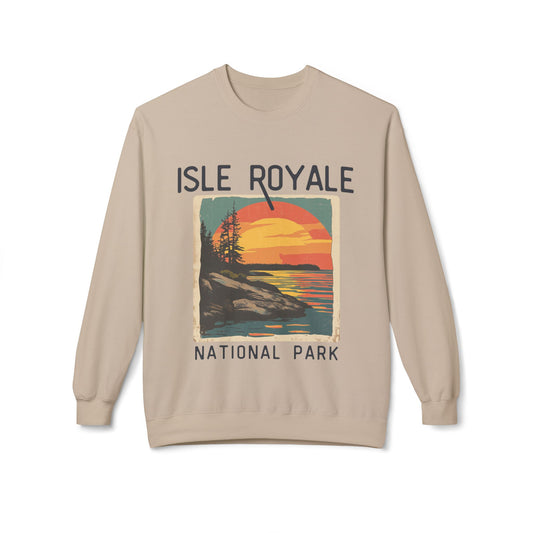 Softstyle Sweatshirt - Isle Royale National Park Fleece Sweatshirt