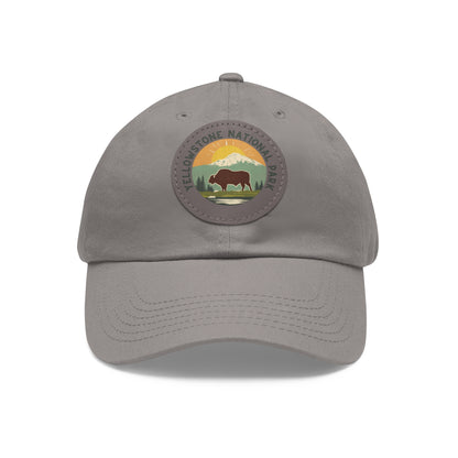 Hat - Yellowstone National Park Hat with Leather Patch