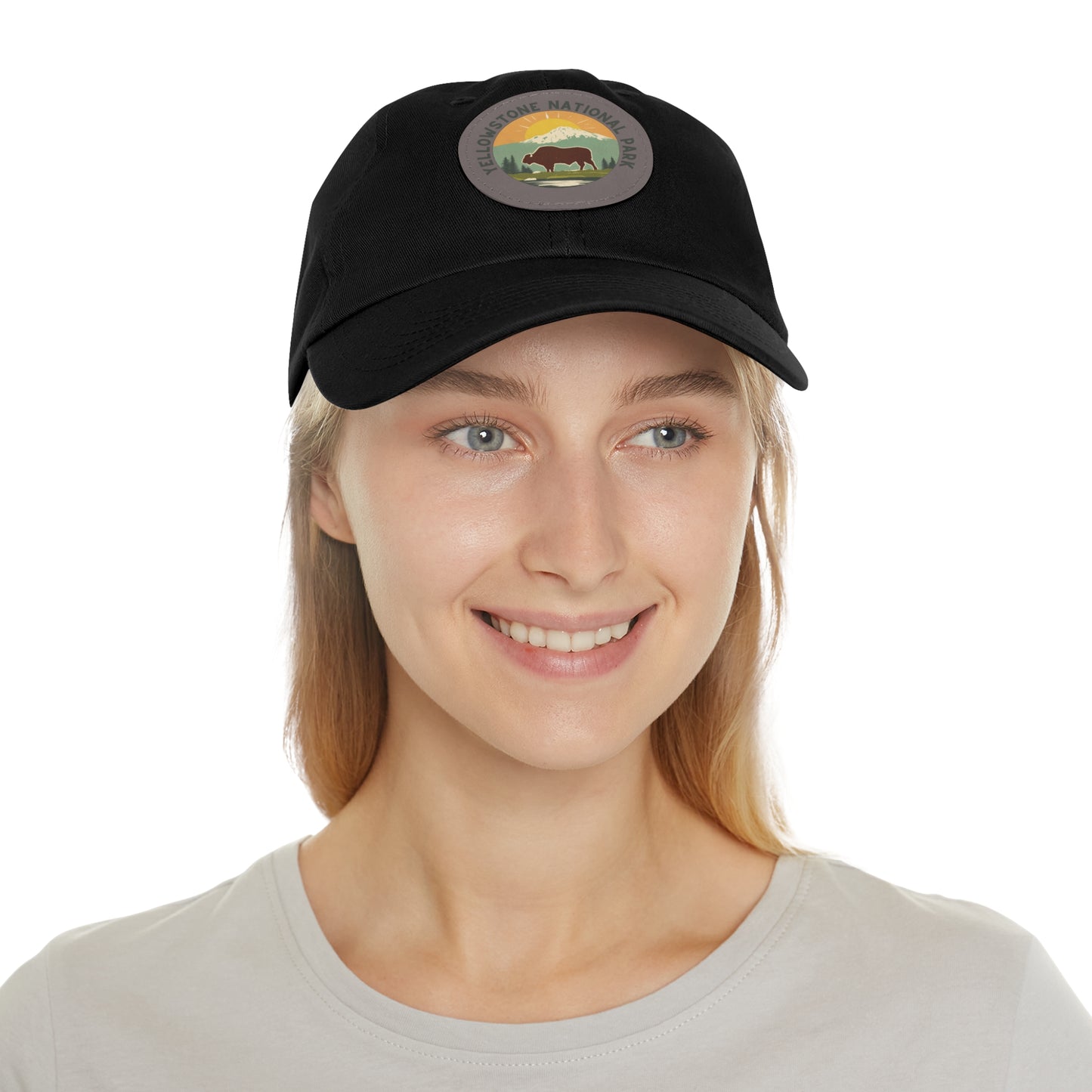 Hat - Yellowstone National Park Hat with Leather Patch