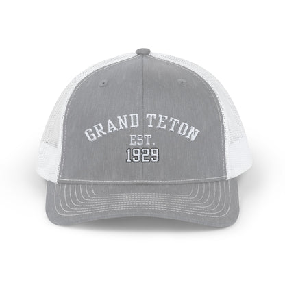 Embroidered Hat - Grand Teton National Park Trucker Cap