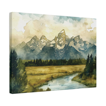 Canvas - Grand Teton National Park Stretched Canvas Print