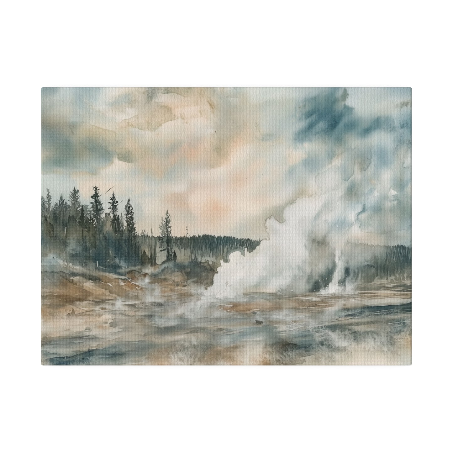 Canvas - Yellowstone National Park Stretched Canvas Print