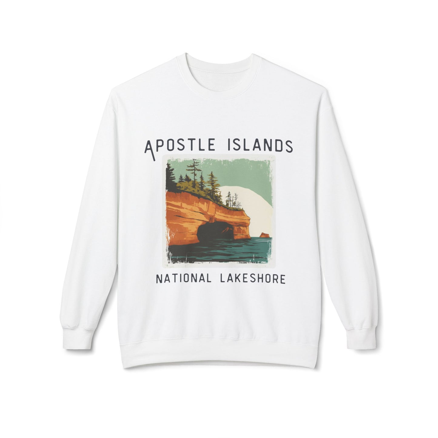 Softstyle Sweatshirt - Apostle Islands National Lakeshore Fleece Sweatshirt